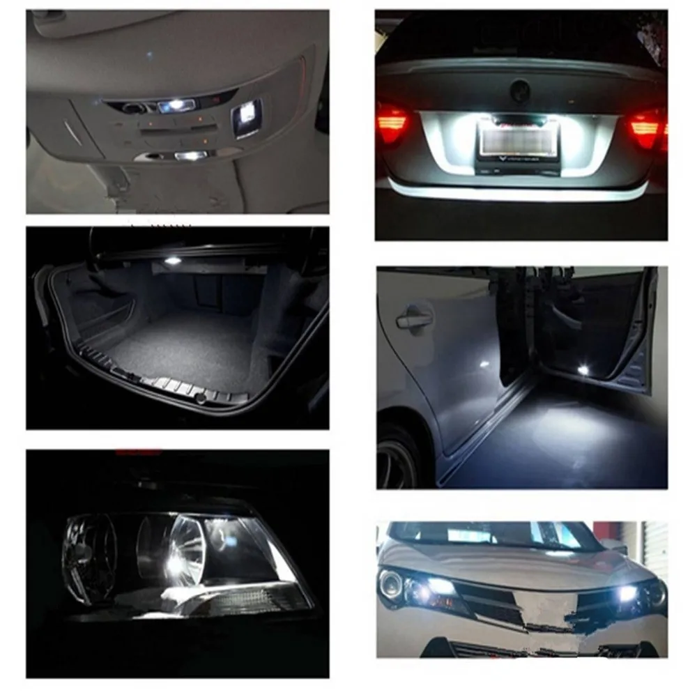 10 XCanbus T10 светодиодный Voiture Ampoule 5050 5SMD W5W Авто Lampe vehicle Feu 194 168 DC 12V Blanc Pur|t10 led|auto lampled