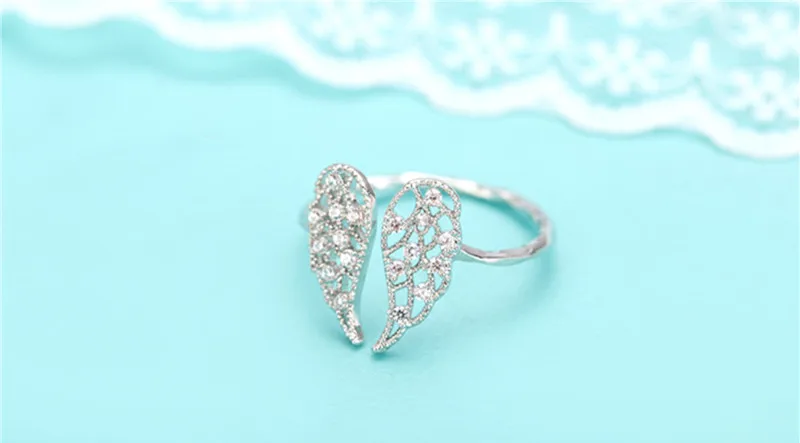 2017 прямые поставки ограниченная по времени медные кольца модные с крыльями