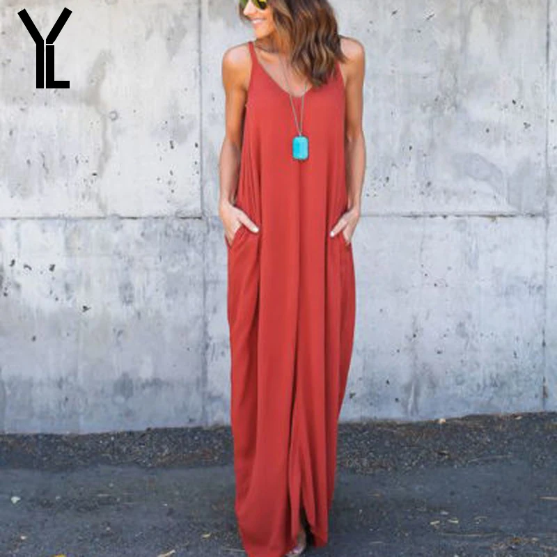 Женское пляжное платье однотонное прямое с v образным вырезом лето 2018|beach dress|summer