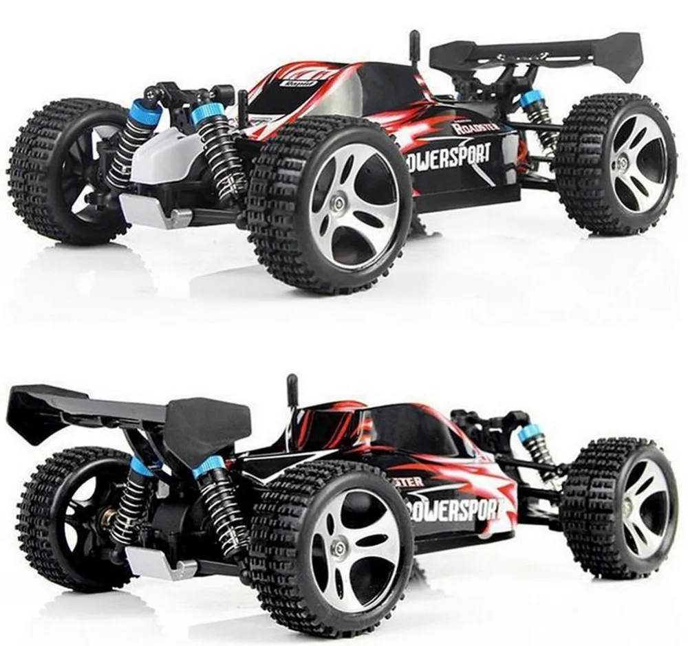 WLtoys A959 высокоскоростной вихревой 4-канальный 1:18 2,4 ГГц 4WD Электрический Радиоуправляемый автомобиль внедорожный багги автомобиль
