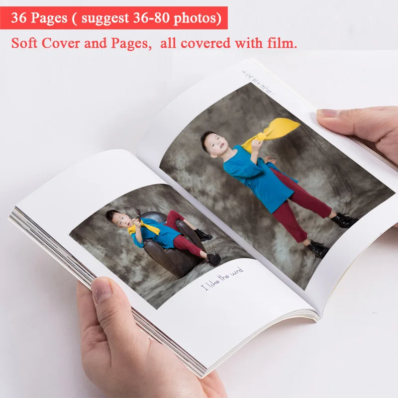 36 pages Выполненный на заказ фотоальбом печать фотографий юбилей подарки памяти книги Скрапбукинг - Цвет: 36 pages