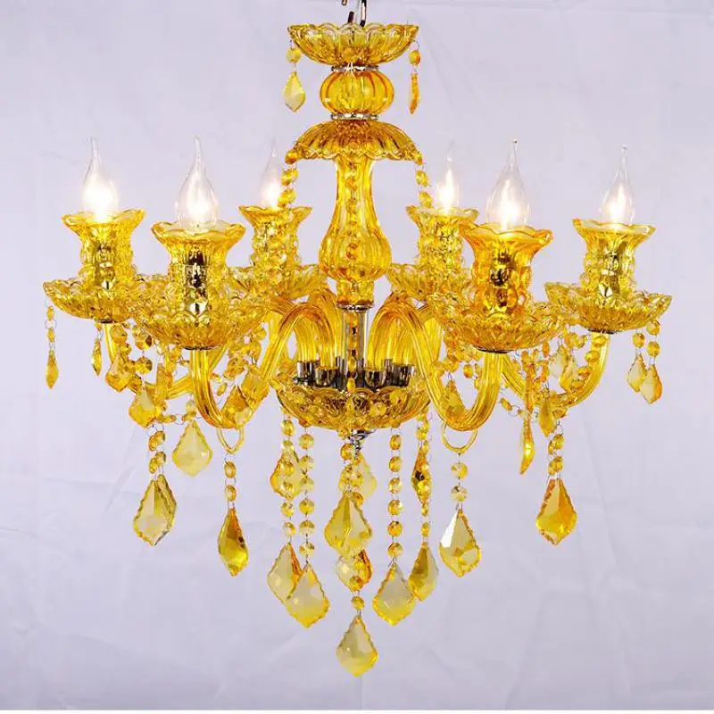 Кофейная Люстра для магазина 6 цветов художественная кристальная люстра бар