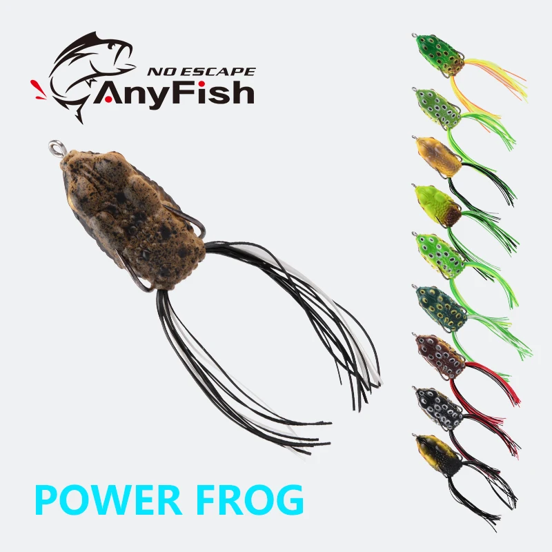Рыболовная приманка ANYFISH в виде лягушки 3 7 см/6 2 г 4 см/7 5 Мягкая Приманка топвотер