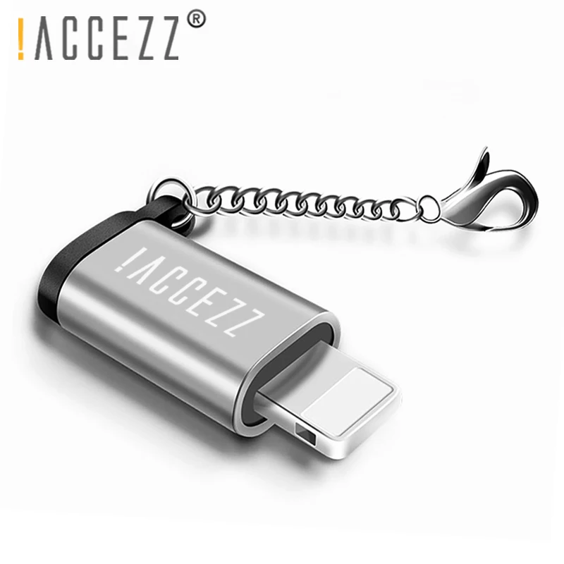 ! Коннектор lighting ACCEZZ OTG Micro USB для iPhone X XS XR Max 7 6 8 Plus|Переходники и адаптеры| |