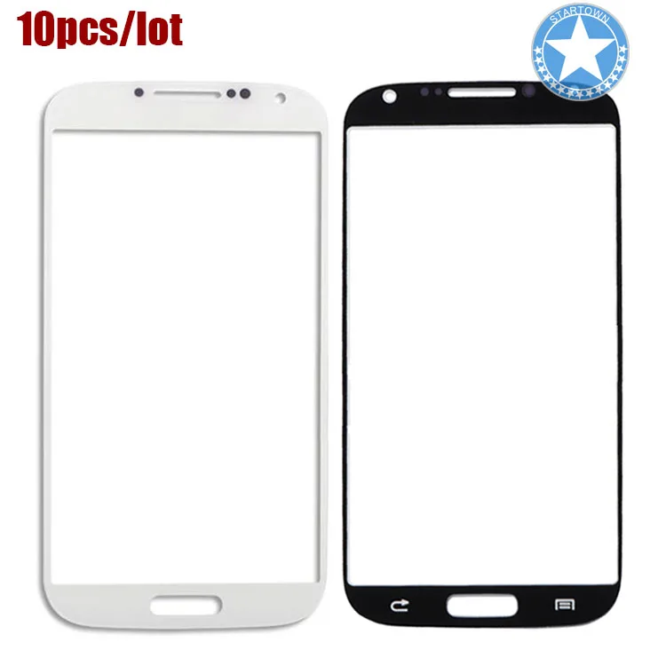 10 шт./лот Белый Передний экран стекло объектив Запасные части для Samsung Galaxy S5 SV i9600