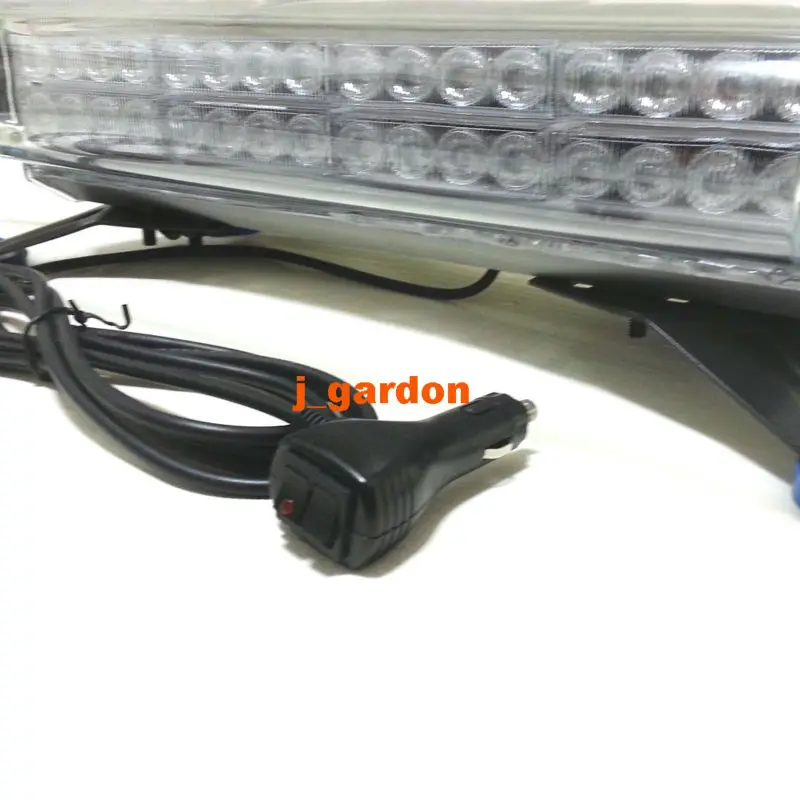 VSLED Mini Lightbar 12V-24V 580mm 80 LED Emergency LightBar Flashing Light Waterproof Magnet Warning Red | Автомобили и мотоциклы