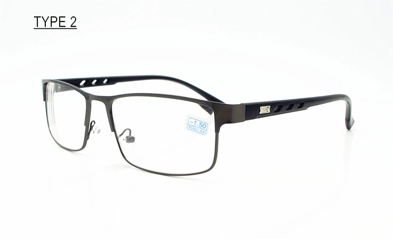 SWOKENCE Diopter-1.0 to-6.0 Finished Myopia Glasses Men Women Fashion Alloy Frame Spectacles For Myopia End Products F174