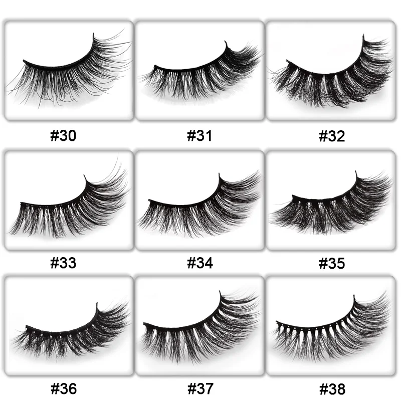 

SHIDISHANGPIN 150 pairs natural false eyelashes customize 3d fake eyelashes makeup 3d mink lashes private label mink faux cils X