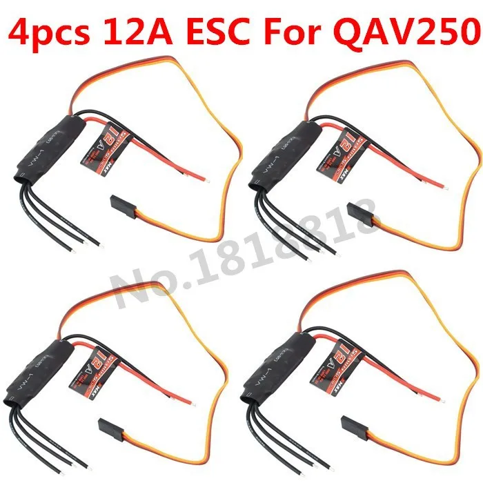 4x EMAX simonk ESC 12A + 4x1806 KV2280 Безщеточный Combo Для FPV QAV250 260 Quadcopter | Игрушки и хобби