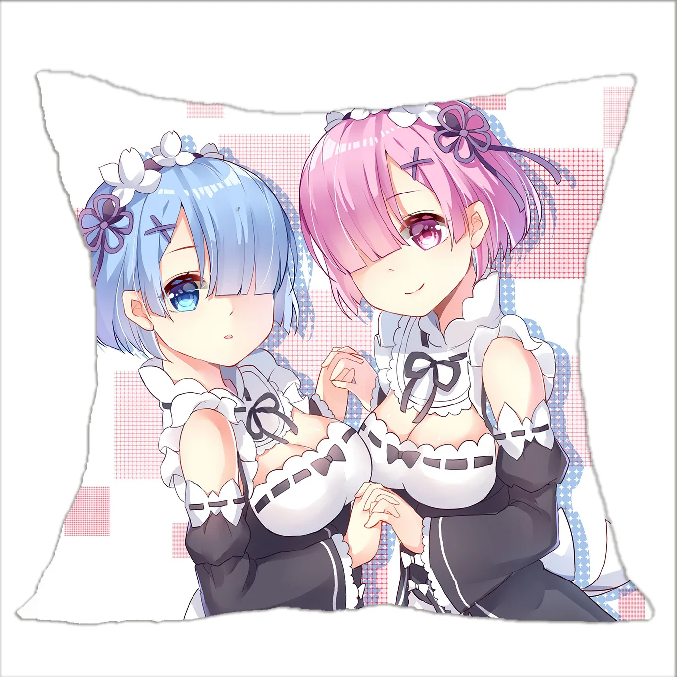 Аниме Re Zero квадратная наволочка покрывает Модный японский мультфильм Начиная