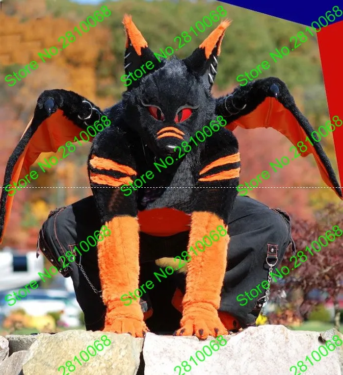 Высококачественные костюмы талисманы с имитацией летучей мыши мультяшная