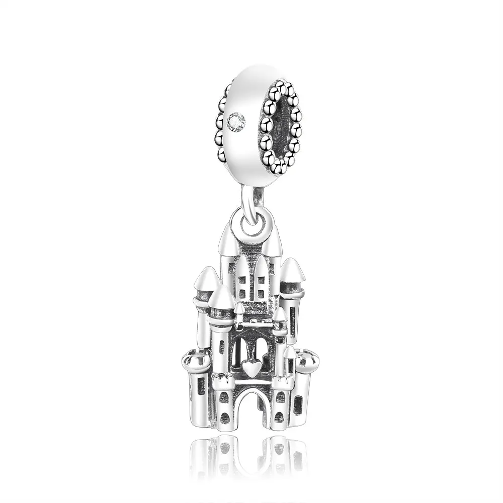 Подходит к оригинальному браслету Pandora DIY Berloque новая зимняя коллекция 925 пробы Серебряная точеная Элегантная подвеска - Цвет: A43