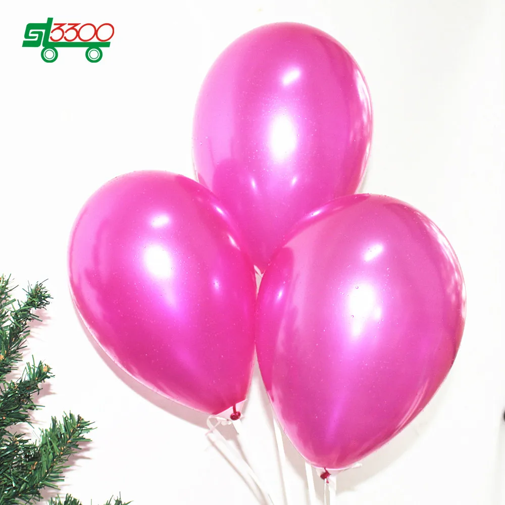 SL3300 20 шт ярко-розовые воздушные шары вечерние украшения глобусы латексные шарики для свадебного украшения надувной шар 7 дюймов 2,2 г B76