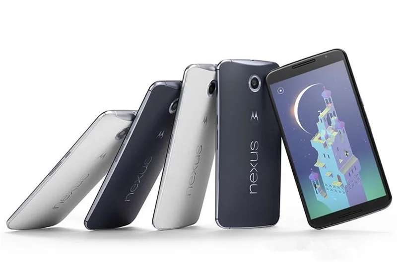 Оригинальный сотовый телефон Motorola Nexus6 XT1103 четырехъядерный 5 96 дюйма 3 Гб ОЗУ 32 ГБ