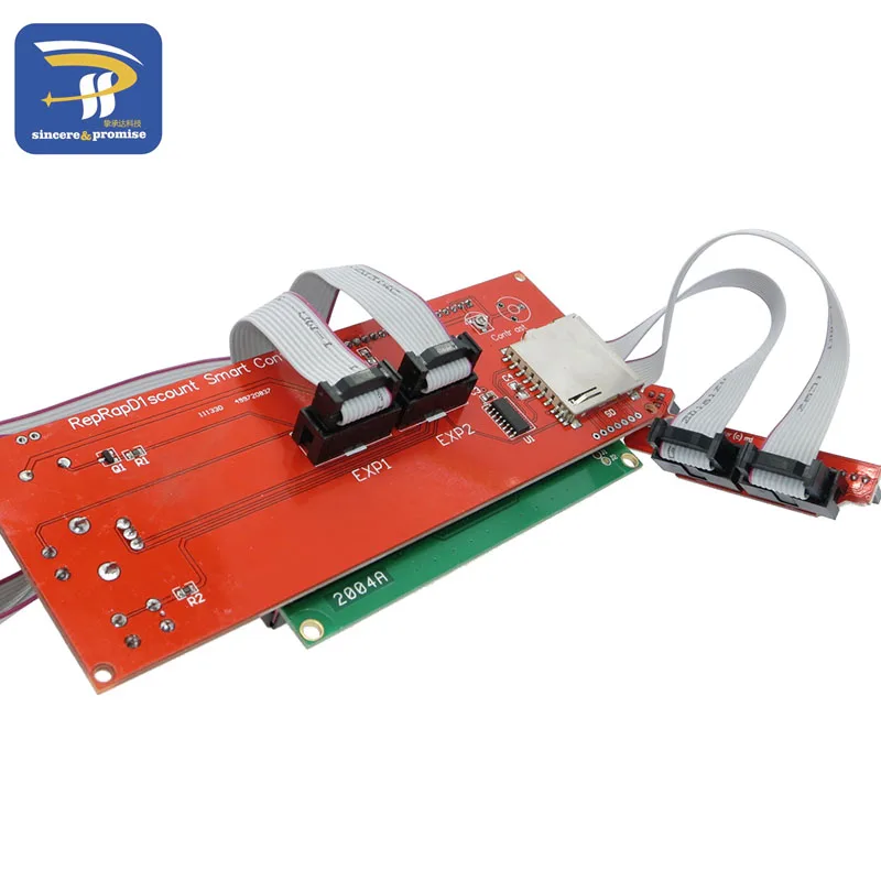 New products 2004 LCD Module Control for 3D Printer Reprap Smart Controller Ramps 1.4 with Anti-static bag | Электронные