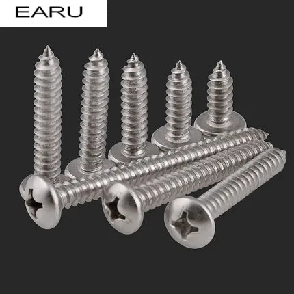 Самонарезающие винты из нержавеющей стали 60 шт. M4 * 12 316 самонарезающие болты с