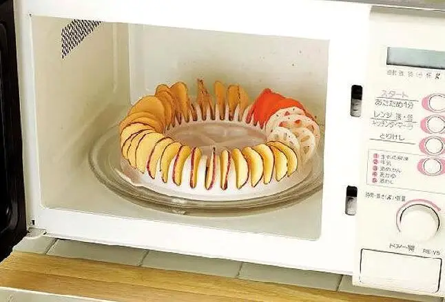 1 шт. домашняя кухня микроволновая печь для яблок картофеля хрустящие чипсы