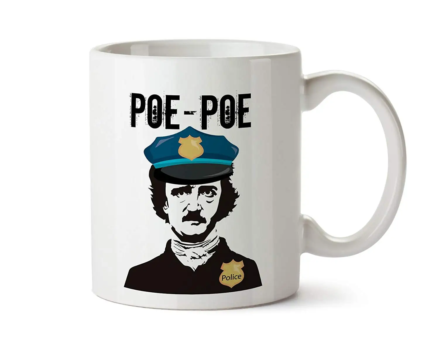 Poe офицер полиции Эдгар Аллан кружка для кофе и чая 11 унций|Кружки| |