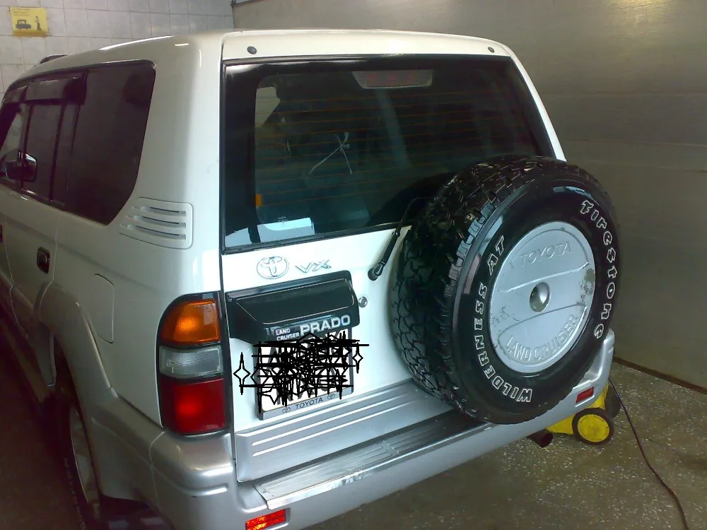 Подходит для Toyota Prado fj90 3400 ABS задний спойлер заднего крыла с возможностью