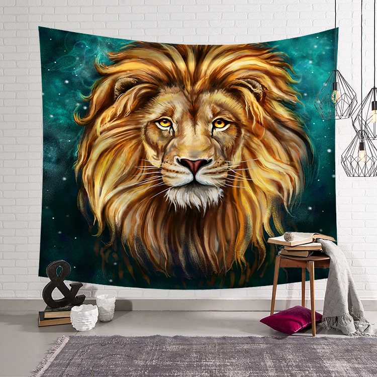 Fashion Mandala Skull Tapestry Wall Hanging Moon Phase Change Tapestries Bedroom Decor | Дом и сад
