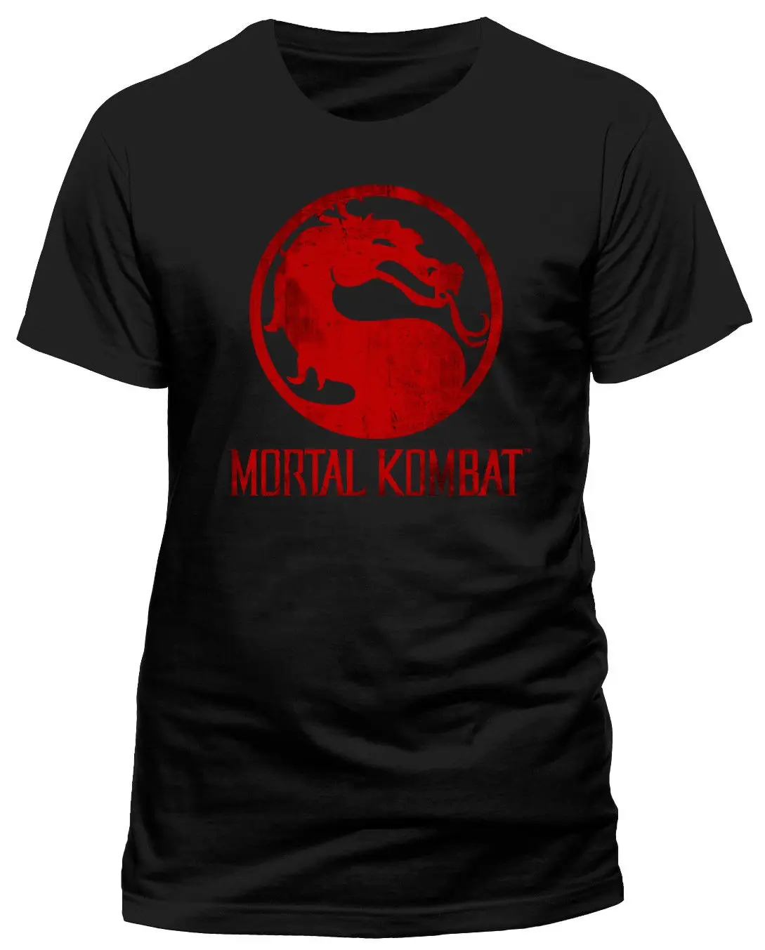 Футболка Mortal Kombat 'Distressed Logo' новая и официальная! Удобная футболка Повседневная