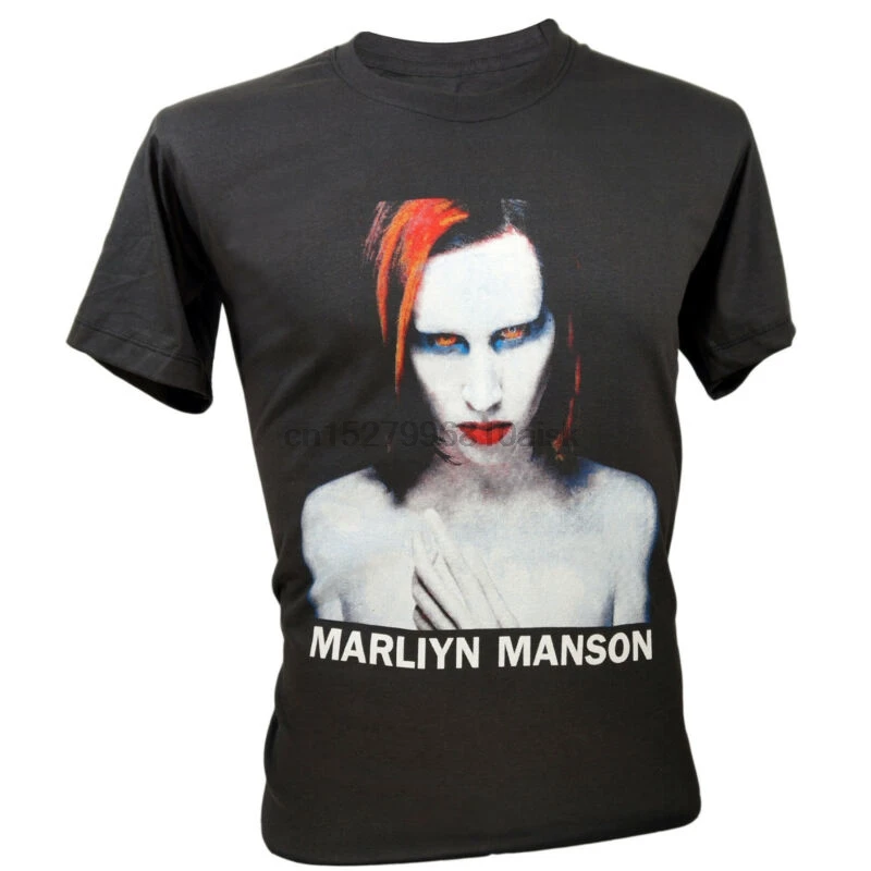 Lectro Мужская футболка Marilyn Manson Rock Band V3 | одежда