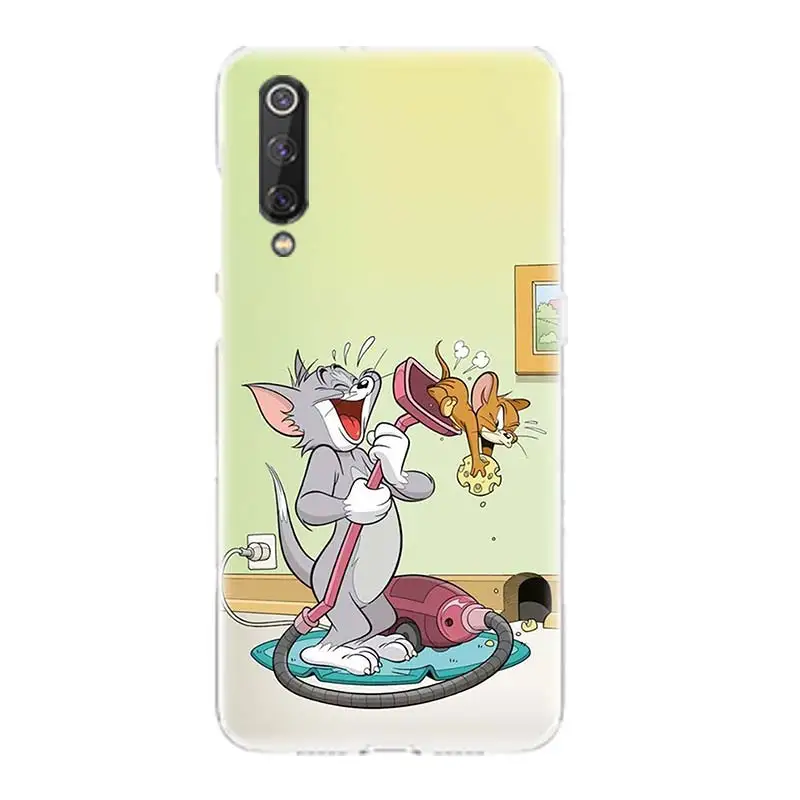 Том и Джерри Мультфильм узорчатый чехол для телефона Xiaomi mi 8 9 5S плюс 5X 6X SE Lite F1