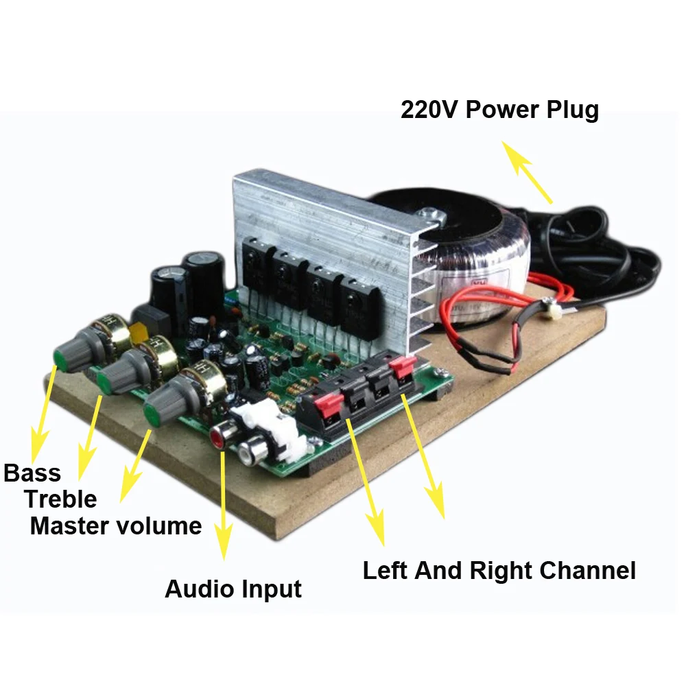 200W220V Плата усилителя высокой мощности Hi Fi усилителя|Лазерные фонарики| |