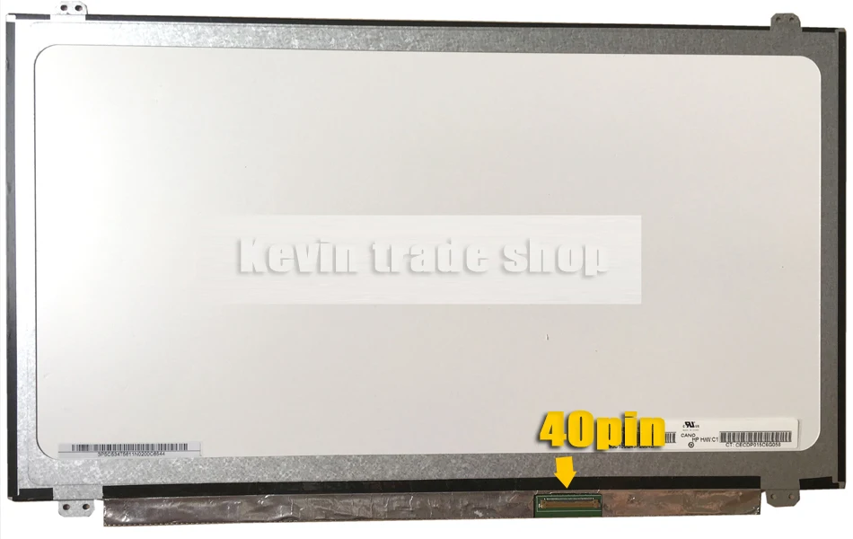 Экран FHD с LVDS 40PIN СВЕТОДИОДНЫЙ матричный B156HW03 V.0 N156HGE LB1 LA1 LG1 B156HTN03.3 B156HTN02.1 тонкий