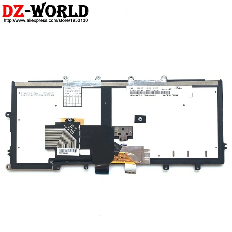 Новая японская клавиатура с подсветкой Orig JP для ноутбука Lenovo Thinkpad X230S X240 X240S X250 X260