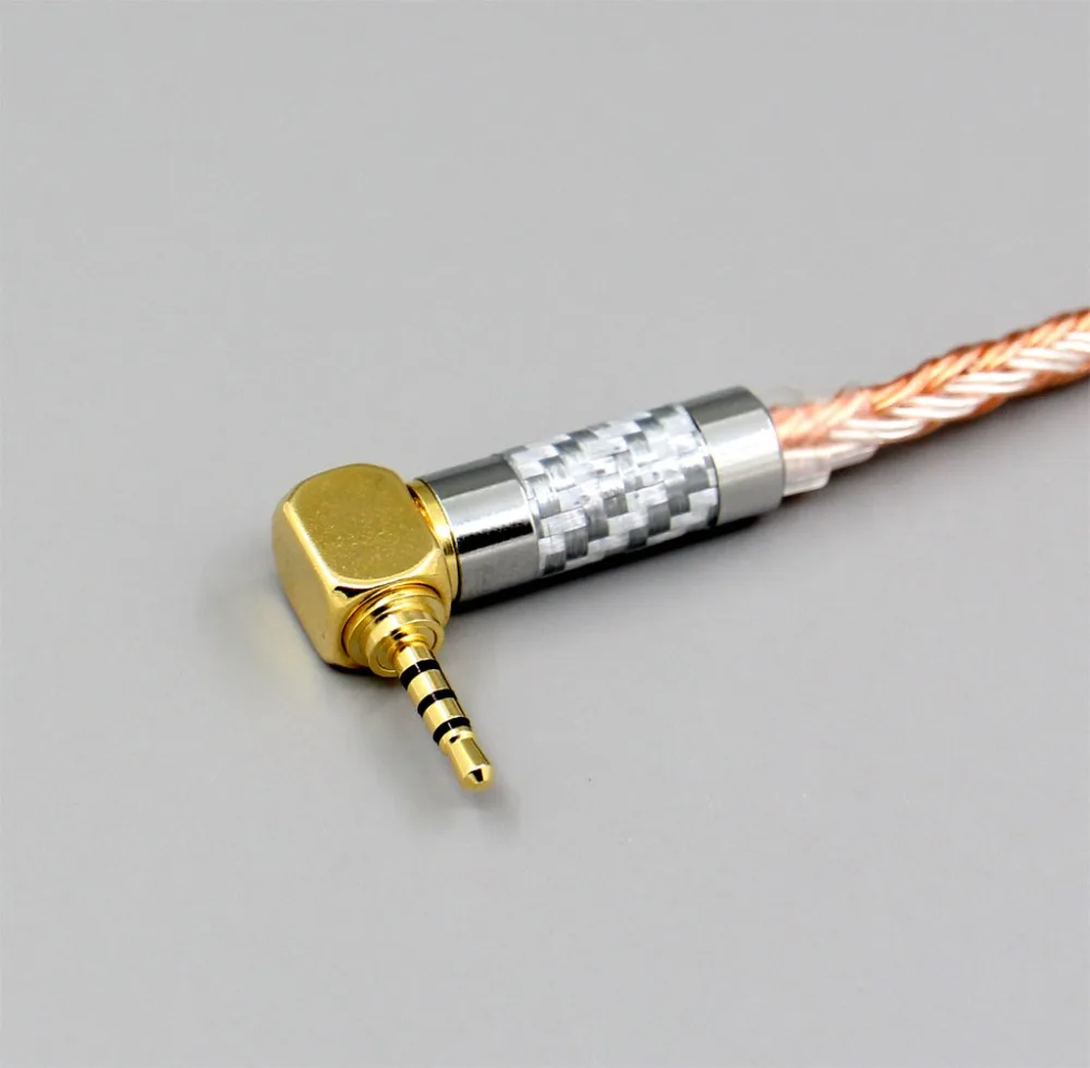 LN006394 3,5 мм 2,5 мм 4,4 мм XLR сбалансированный 16 ядер OCC посеребренный кабель для Audio-Technica ATH-ADX5000 ATH-MSR7b 770H 990H A2DC