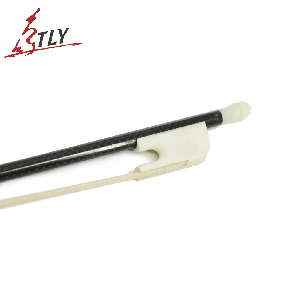TONGLING Full Size Violin Fiddle Bow Baroque Bow Bovine Bone with White Horsehair professional Violin Bow