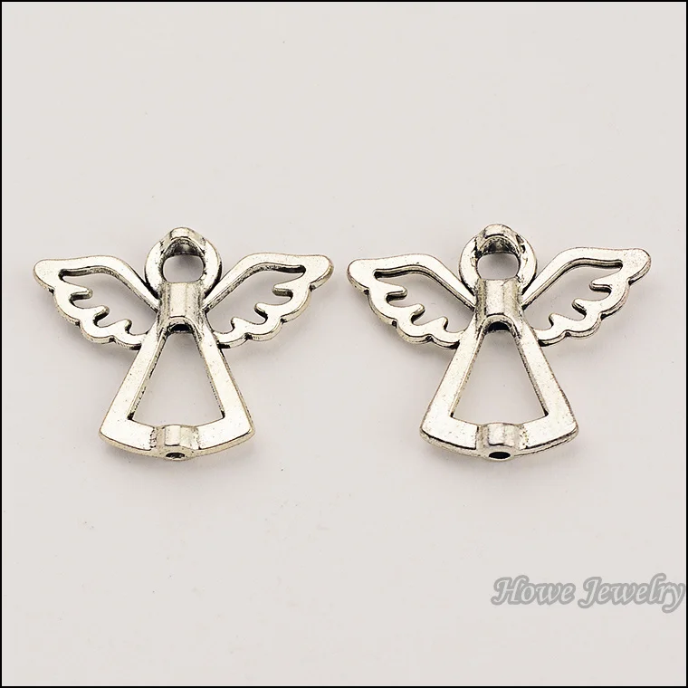 Винтажные Подвески с ангелом соединитель подвеска античное серебро подходит для