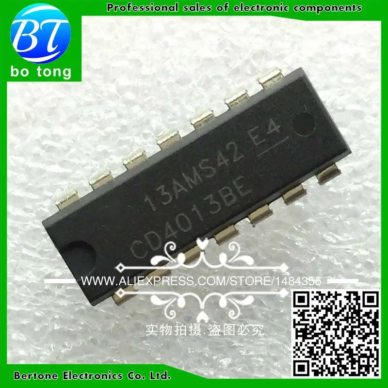 

100 шт. CD4013BE DIP14 CD4013 DIP новый и оригинальный IC