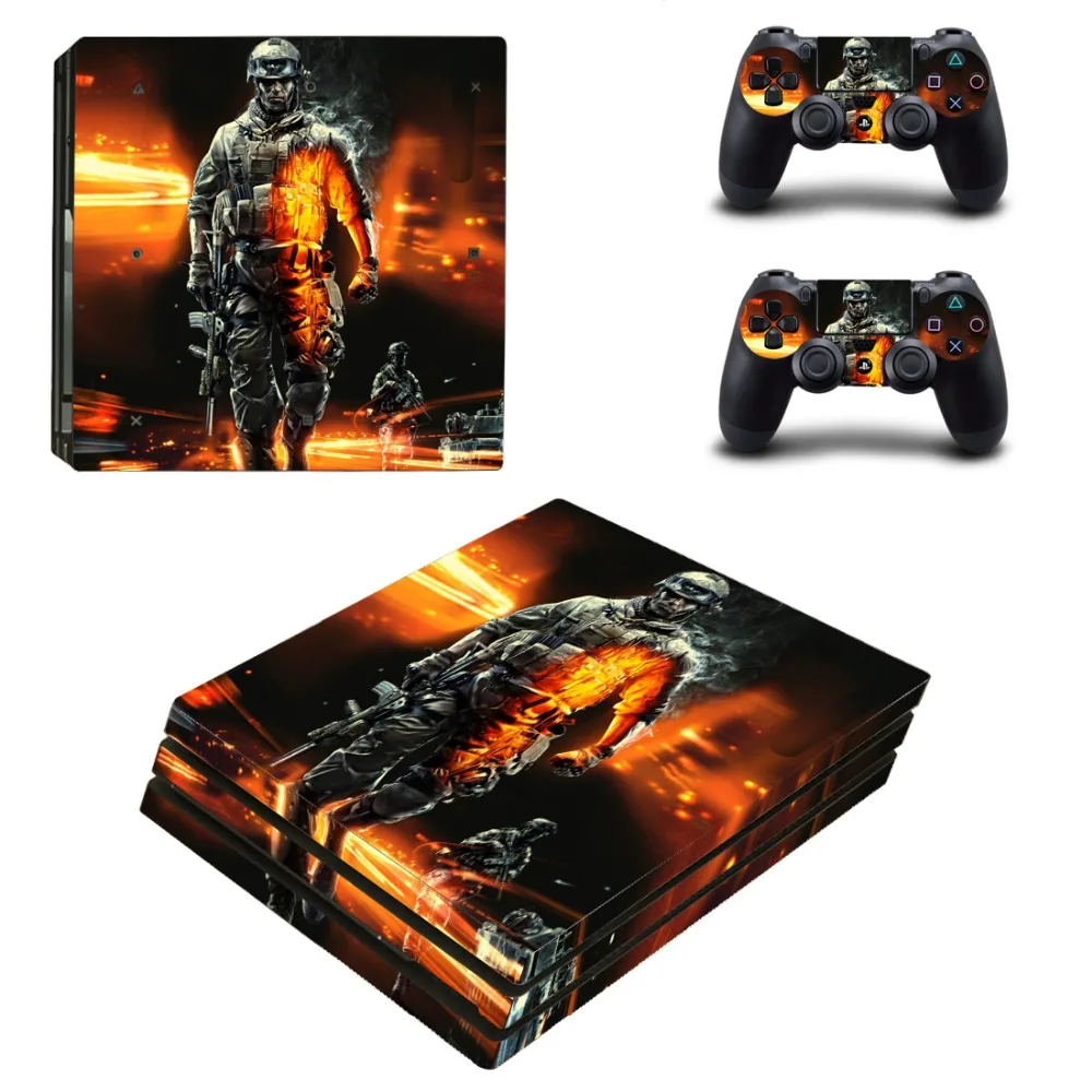 Поле боя 1 PS4 Pro кожи наклейки для Sony PlayStation 4 консоли и контроллеры Dualshock