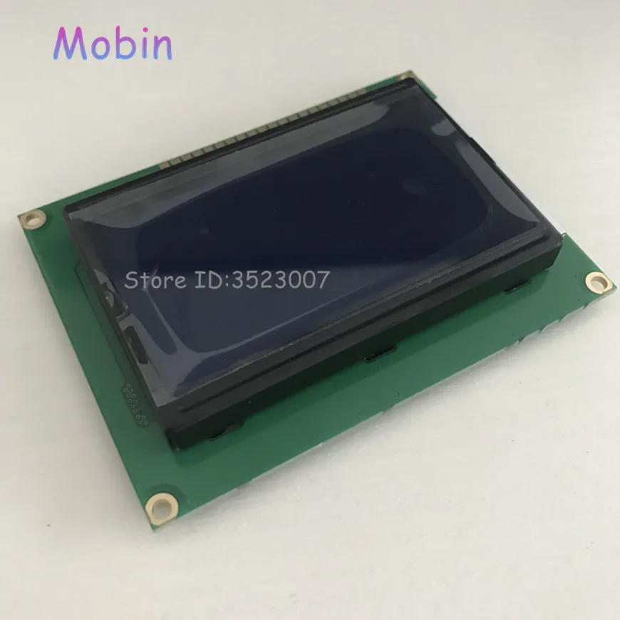 5pcs/lot LCD 12864 LCD12864 128x64 Dots Graphic Blue Color best quality Free shipping |