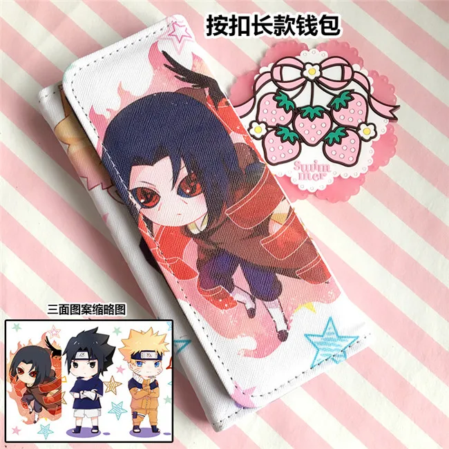 Naruto Мультфильм yuri on ice/date a live/naruto/lovelive/natsume yuujinchou/cell at work pu клатч длинный кошелек кредитный держатель для карт кошелек - Цвет: Naruto