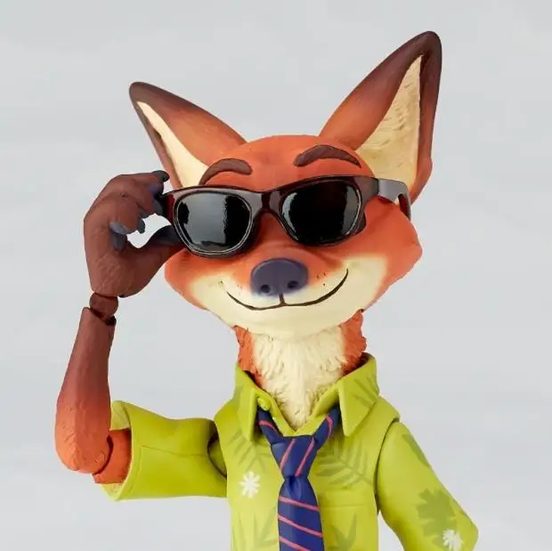 Yamaguchi детские игрушки Zootopia фигурки животных игрушки Ник Фокс ПВХ фигурка мультфильм аниме фигурка Коллекция Модель игрушки