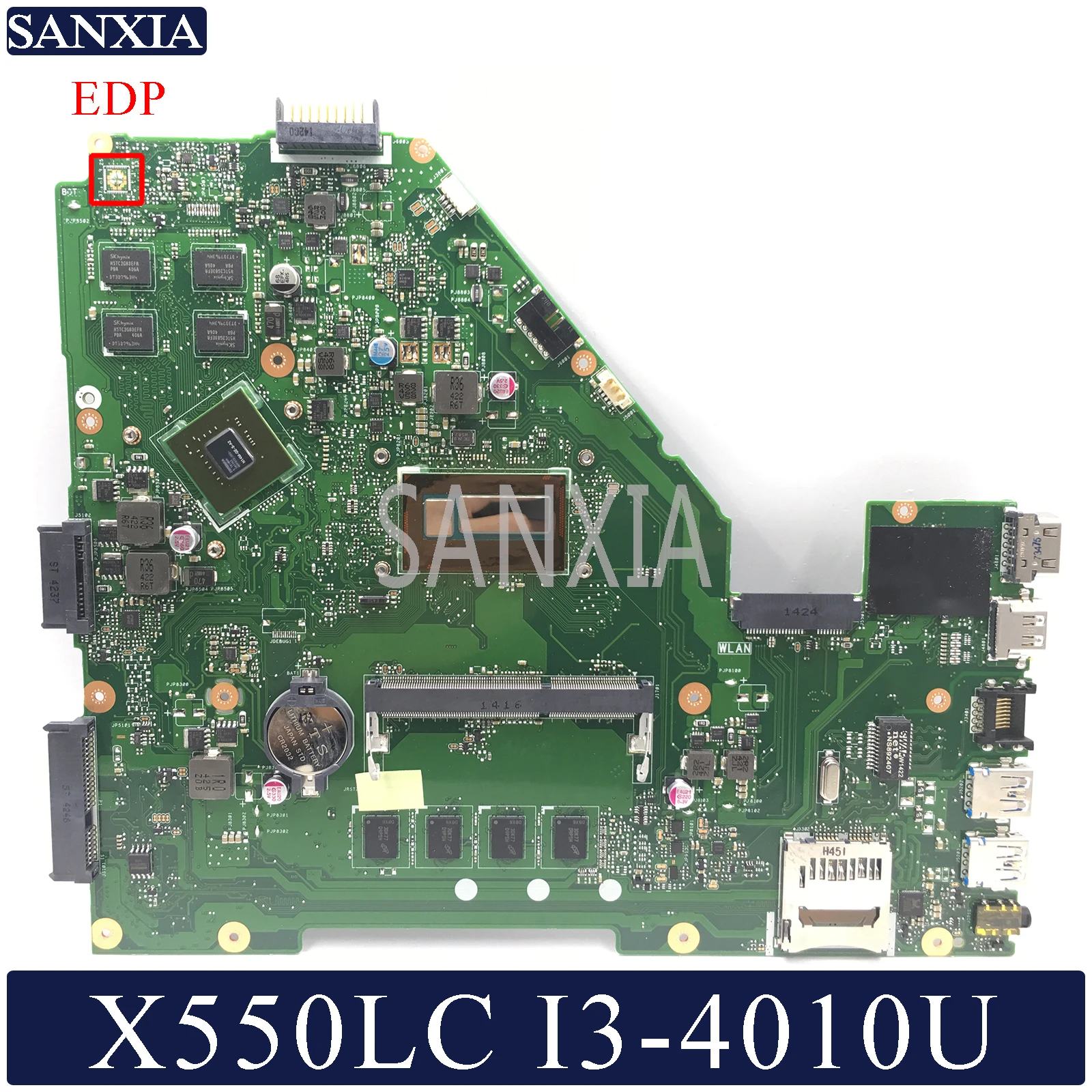 KEFU X550LC материнская плата для ноутбука ASUS VivoBook X550LC X550LD X550LN оригинальная материнская плата 4 ГБ-RAM I3-4010U GT720M