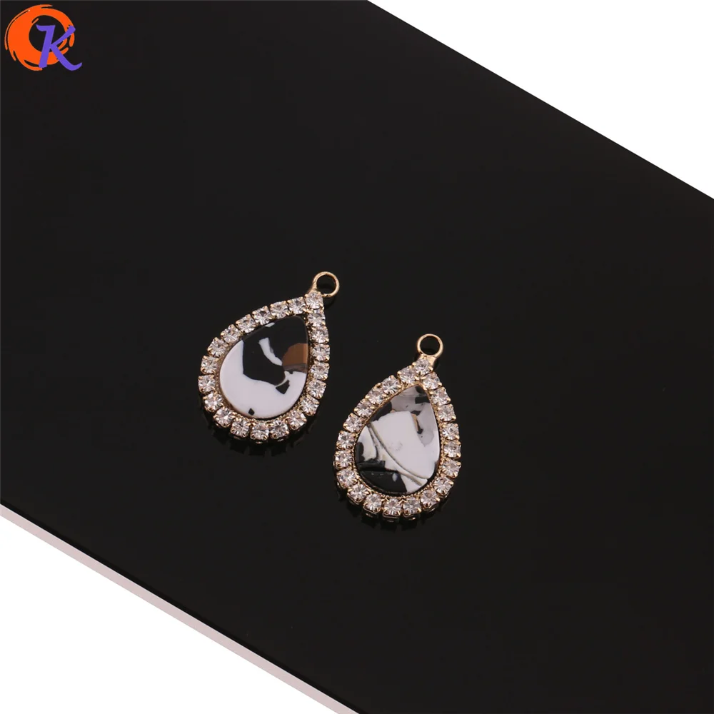 

Cordial Design 30Pcs 16*24MM Jewelry Accessories/Hand Made/DIY/Acetic Acid/Drop Shape/Charms Jewelry Making/Earring Findings