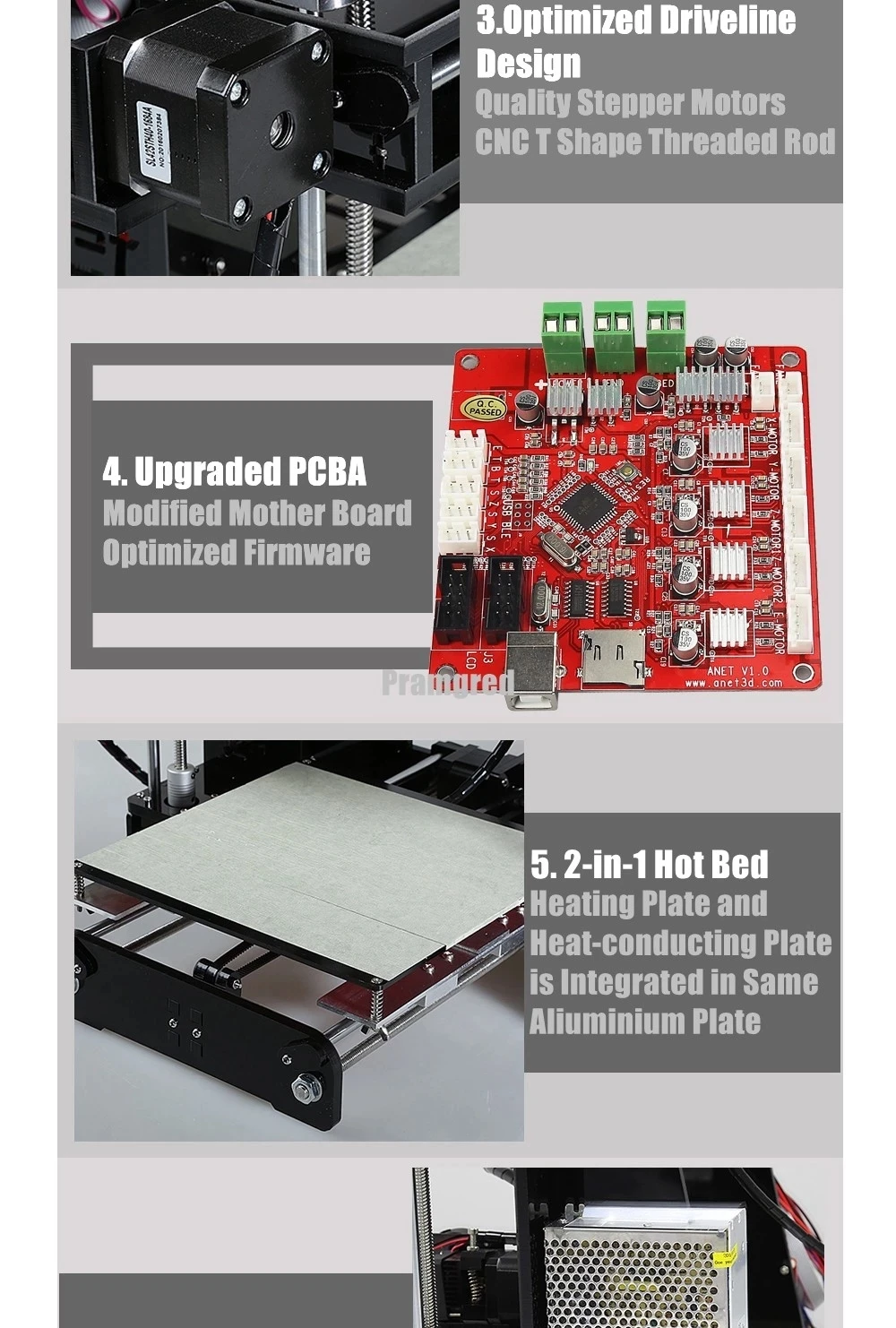 Anet A8 A6 A3S A2 E2 Высокая точность простота в эксплуатации 3d принтер алюминиевый 3d принтер напрямую с фабрики металлический дом Impresora 3d