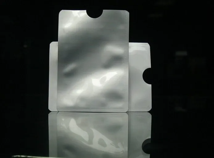 1000 pcs RFID blocker sleeve cardsheild protected ID cards Aluminium Anti Theft Credit Card shield | Дом и сад