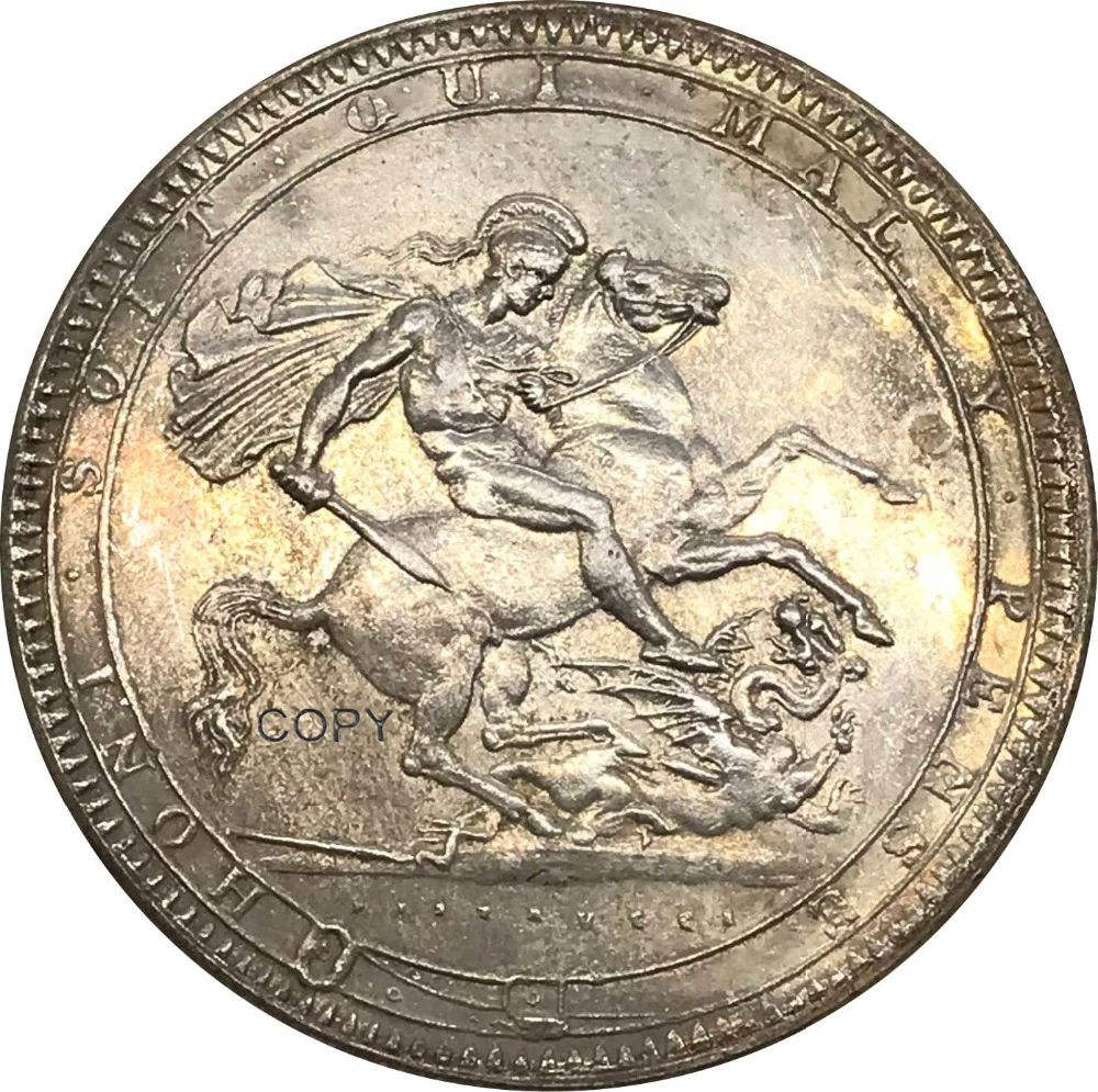 1818 Великобритания 1 одна Корона Джордж III фотокопия монета|Безвалютные монеты| |