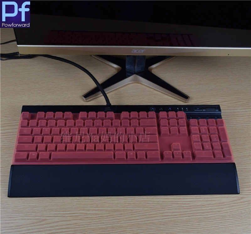 Для CORSAIR K70 RGB LUX/Red LUX K70 RGB MK.2 Механическая игровая клавиатура для настольного ПК, прозрачная Защитная крышка для клавиатуры