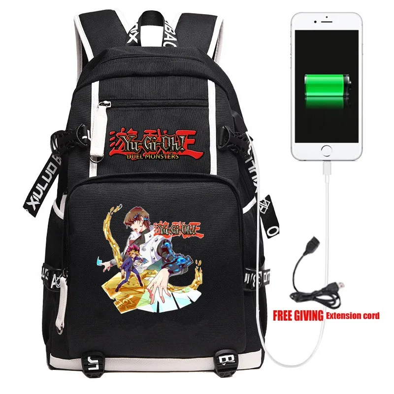 

Yu Gi Oh Yugi Muto Millenium Puzzle Backpack Cosplay School Bag Bookbag Kids Teens Shoulder Travel Bag 17 inch Gift