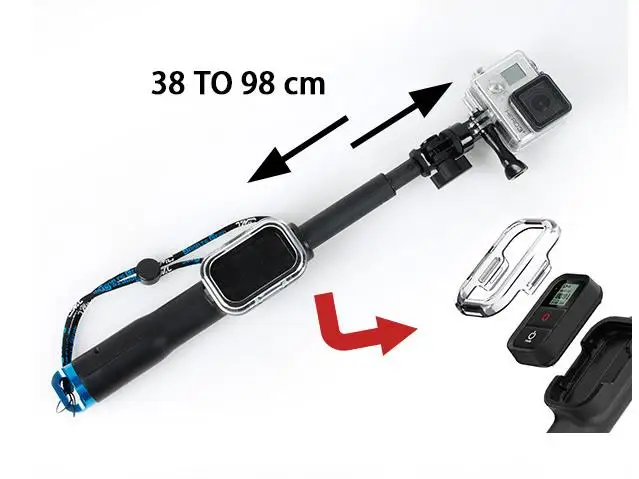 Аксессуары раздвижной ручной монопод с Wifi пультом дистанционного управления