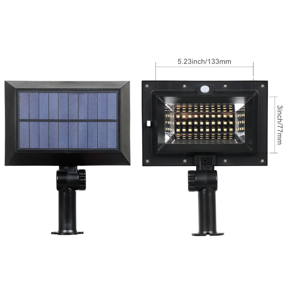 T-SUNRISE 30LED солнечный светильник PIR датчик движения Солнечный желоб светильник Открытый светильник ing сад солнечный светильник водонепроницаемый IP44 уличный светильник