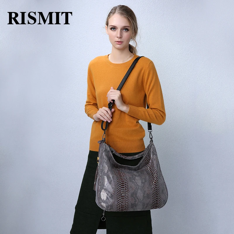 Rismit 2017 Вместительная женская сумка по питона экокожа BO56|bag ladies|brand tote bagtote bag |