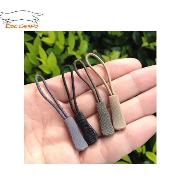 EDCGEAR 10 шт. длинная цепь скользящий Хвост веревка молния головка пластиковая ручка