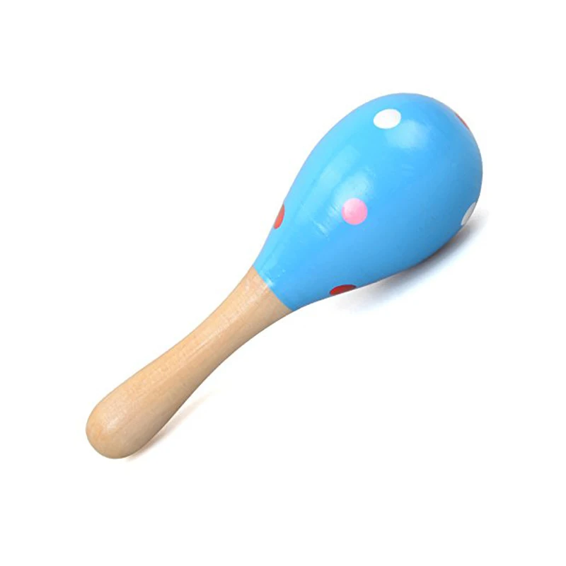 2 шт Деревянный Погремушка песка игрушечный музыкальный инструмент для детей